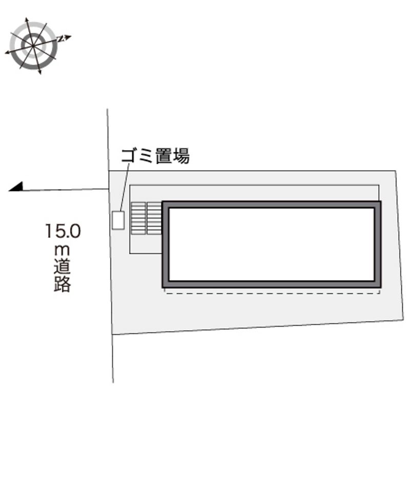 レオパレスメゾン　紗々 配置図