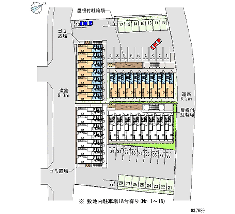 37689 Monthly parking lot