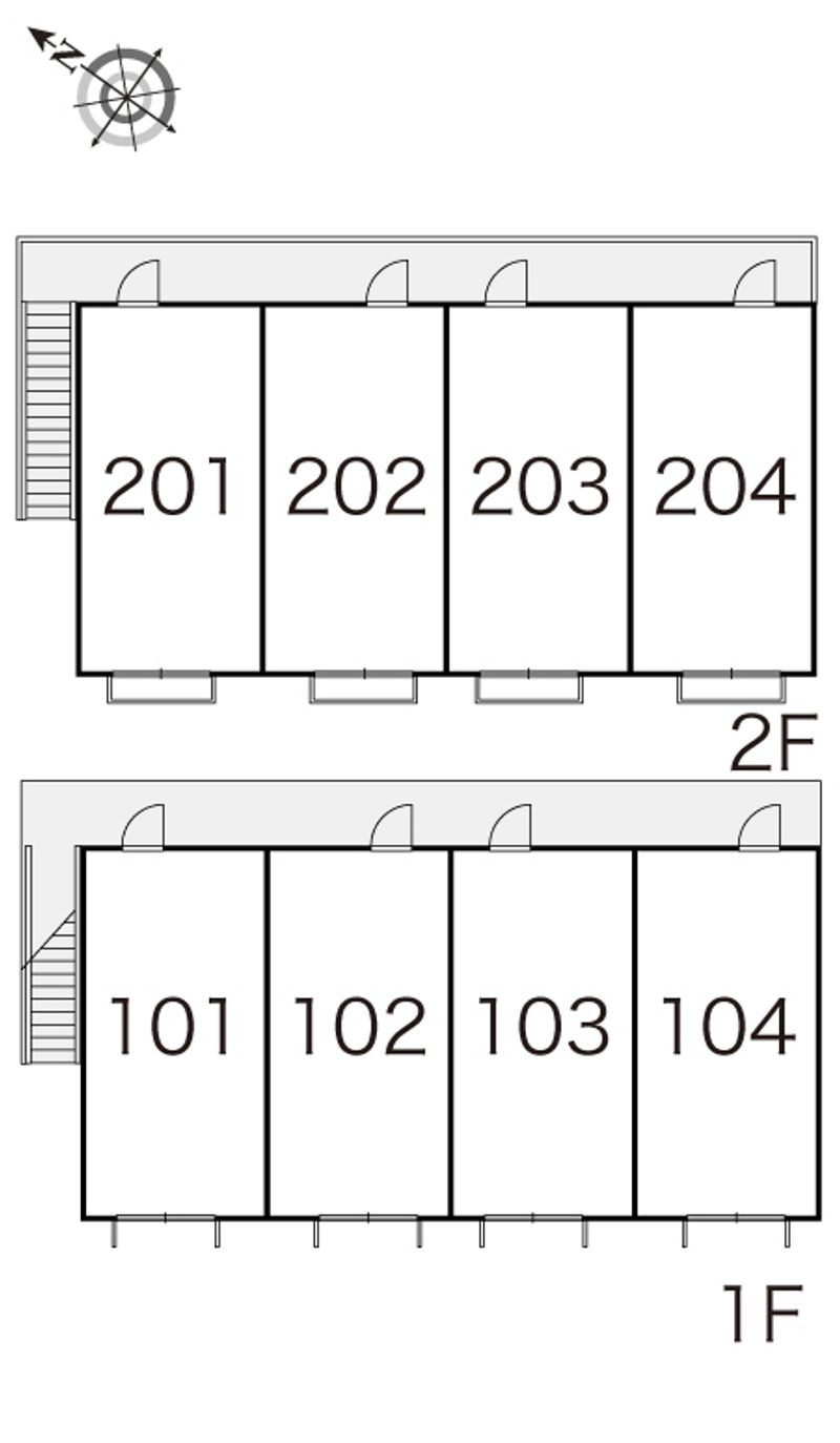 レオパレスユーカリ 間取り配置図
