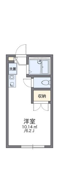 レオパレス江坂 間取り図