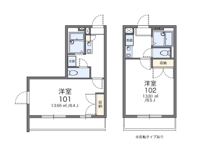 レオパレスヴェール 間取図