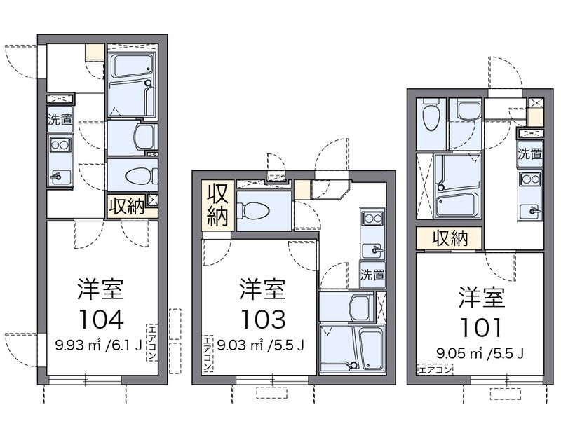 クレイノＫＭメゾン 間取図