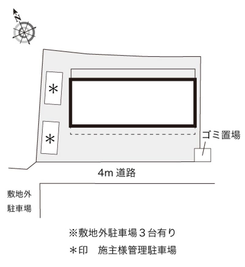 レオパレスピュア 配置図