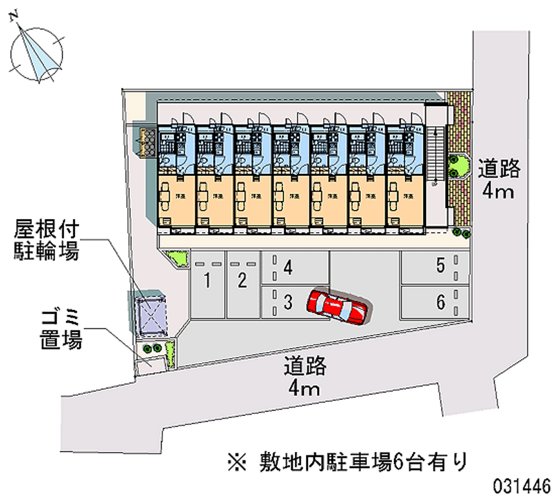 レオパレスクルー　木ノ下 月極駐車場