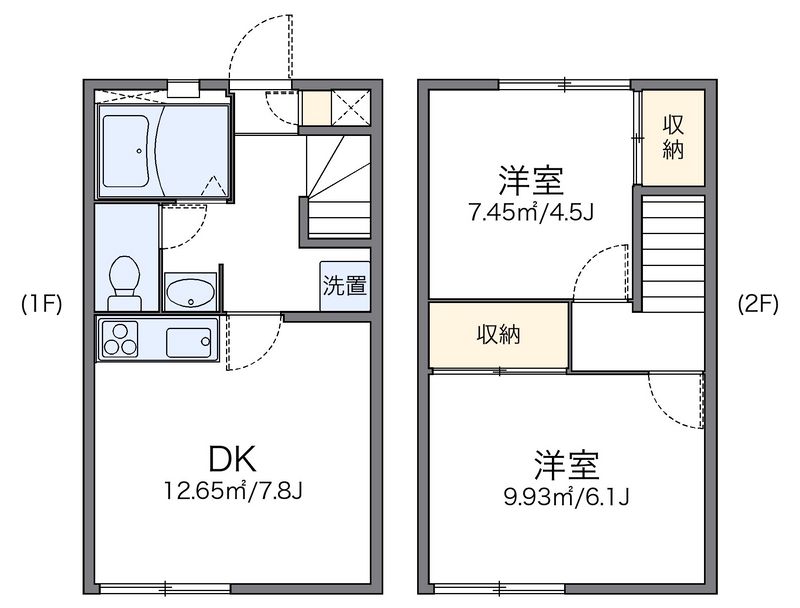 レオパレスカサブランカ 間取図