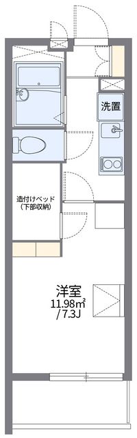 レオパレス庄内 間取り図