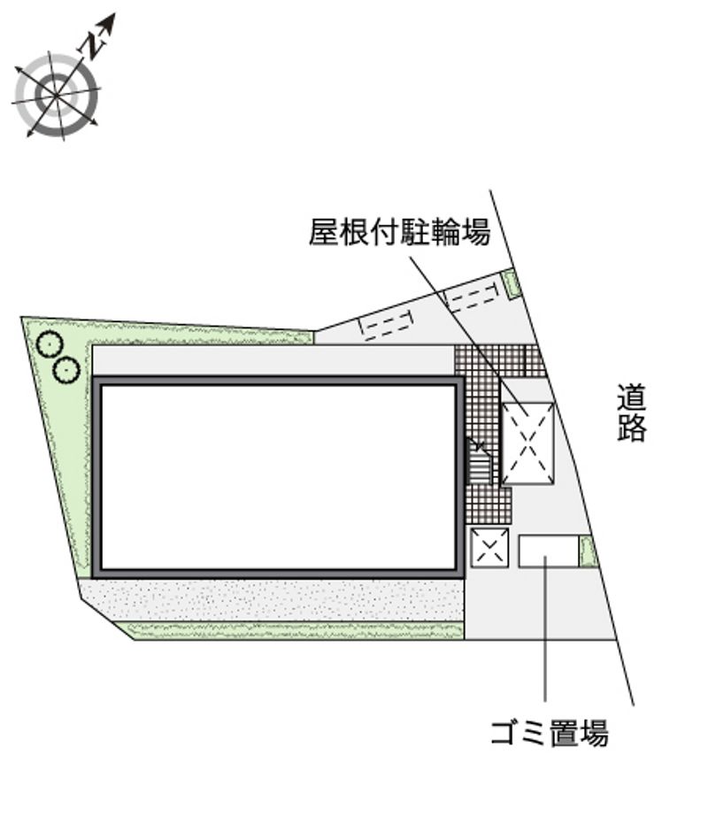 レオパレスミーコーポ　マチヤ２ 配置図