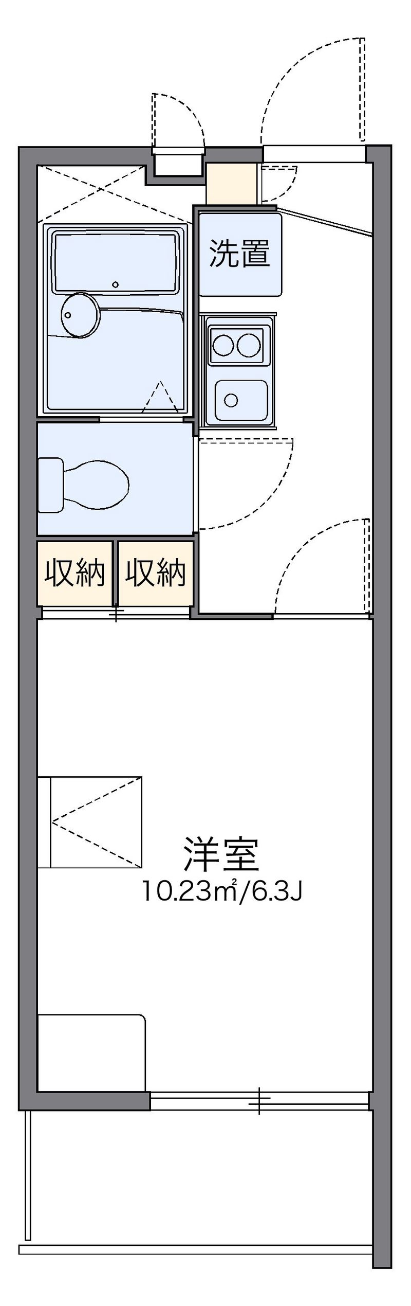 レオパレスＳＮＯＷ 間取図