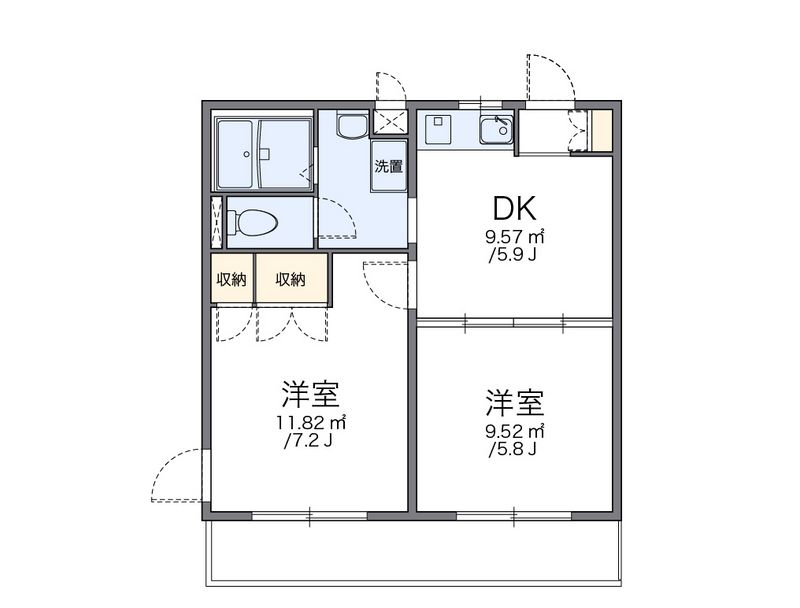 leopalace Sunrose B Floor plan