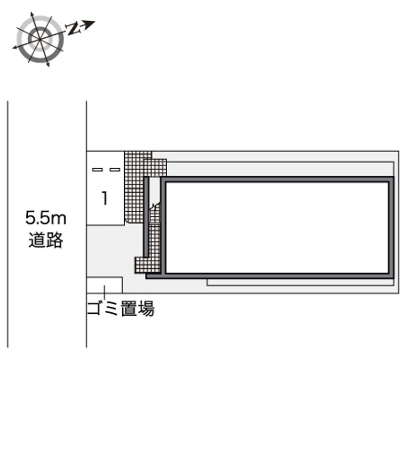レオパレス安里 配置図