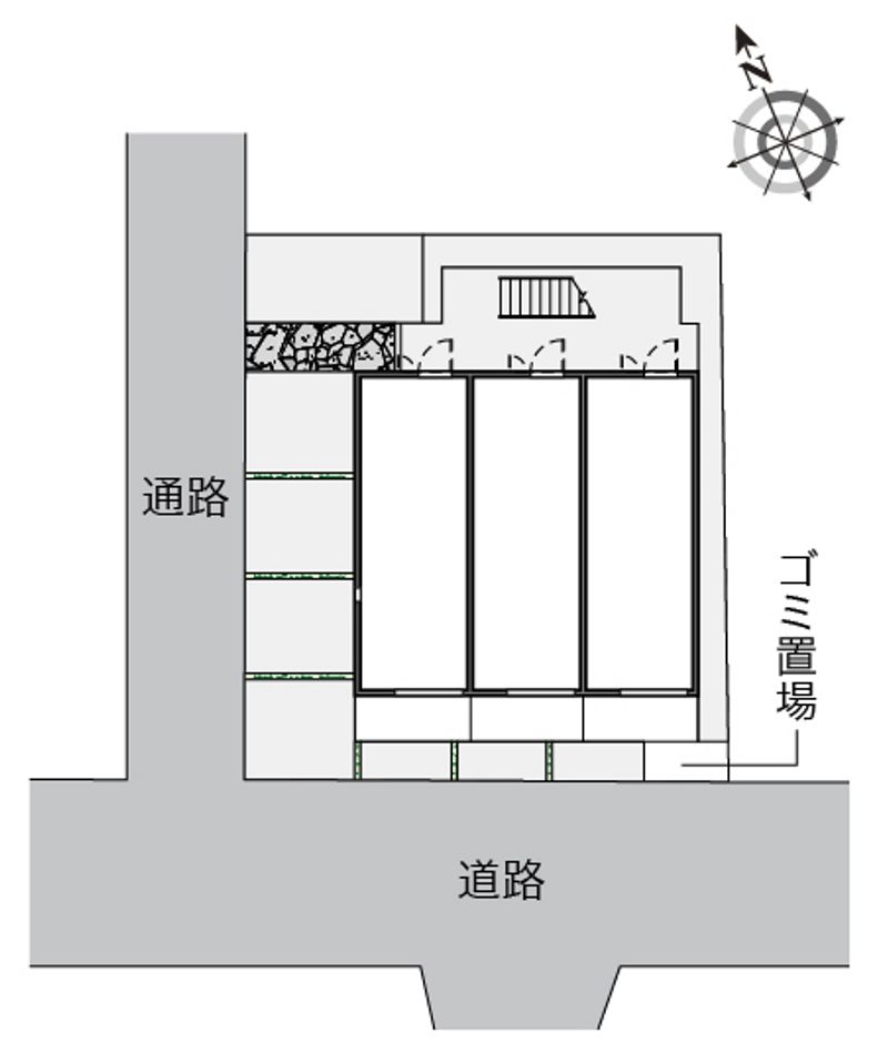 レオネクスト原木中山駅 配置図