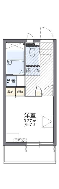 レオパレスオーパス 間取り図