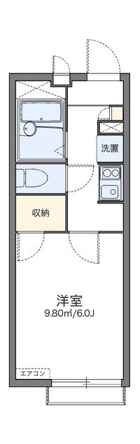 レオパレスプリムヴェール 間取り図