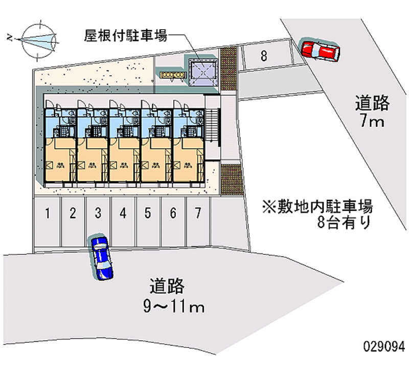 レオパレスサザン 月極駐車場