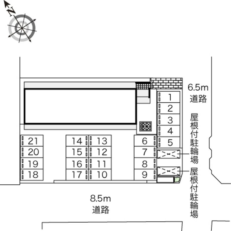 レオパレスＤ 配置図