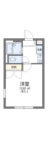 レオパレスベルヴィル湘南 間取り図