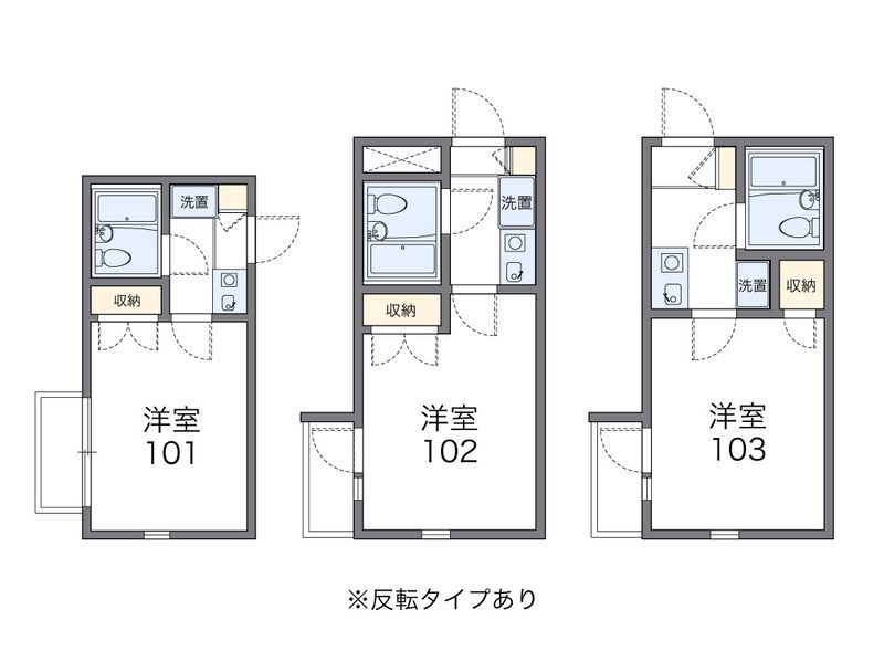 レオパレスＲＸ山科 間取図