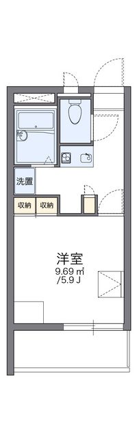 レオパレスヨロズヤＢ 間取り図