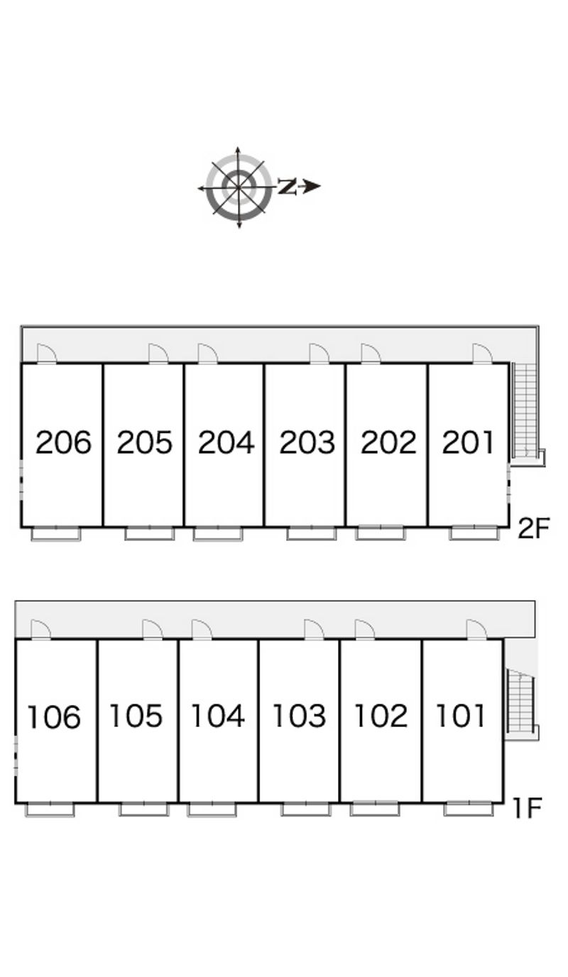 レオパレスプルニエ 間取配置図