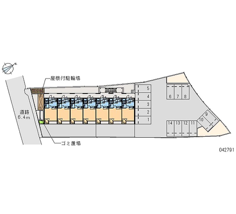 42791月租停车场