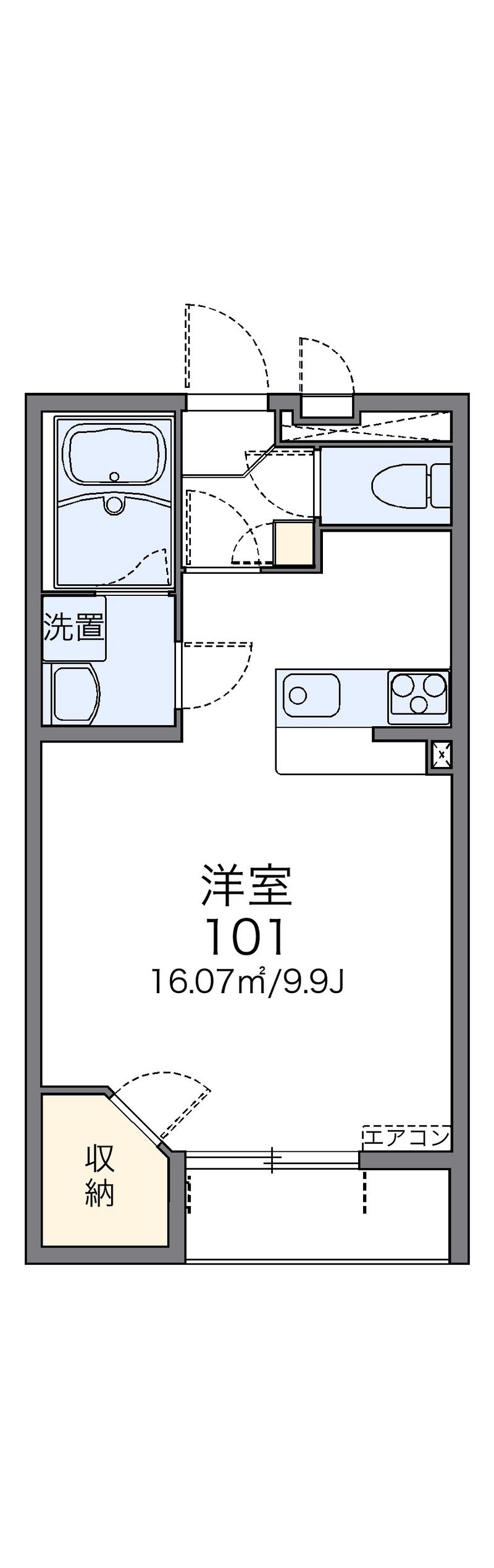 レオネクストジュネスⅥ 間取図