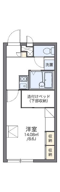 レオパレス暘谷 間取り図