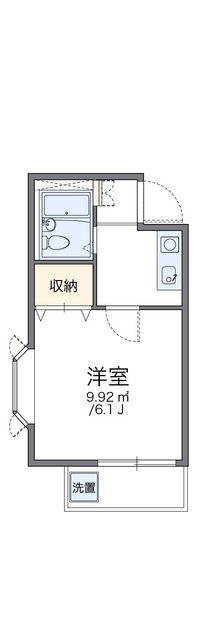 レオパレス住道第２ 間取り図