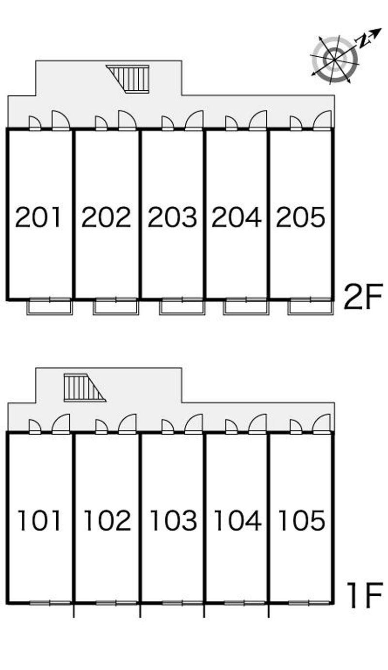 レオパレス和　上永谷 間取配置図
