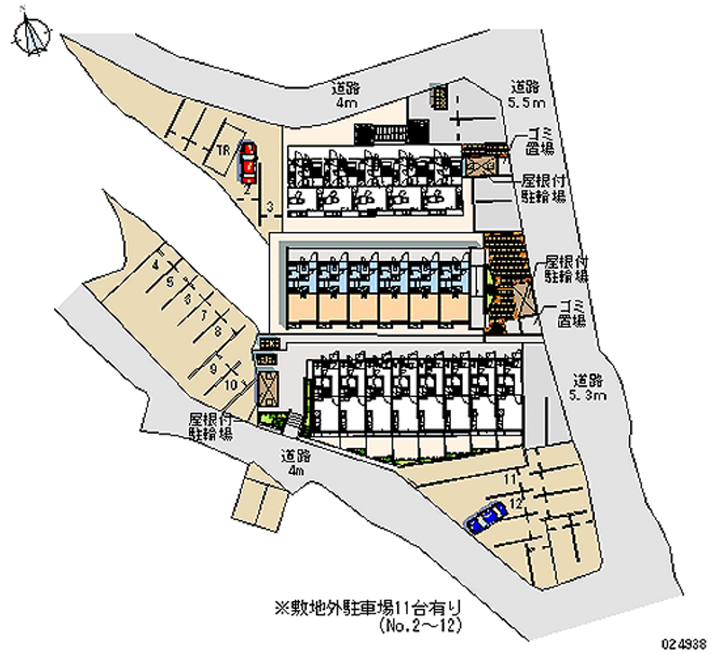 12617 Monthly parking lot