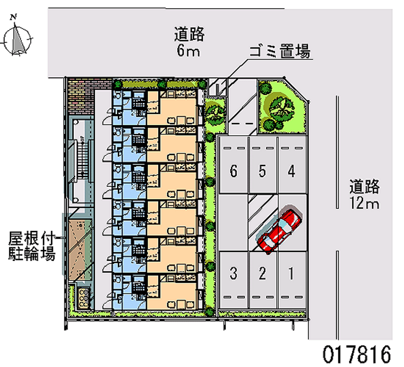 レオパレス不二ガ丘 月極駐車場