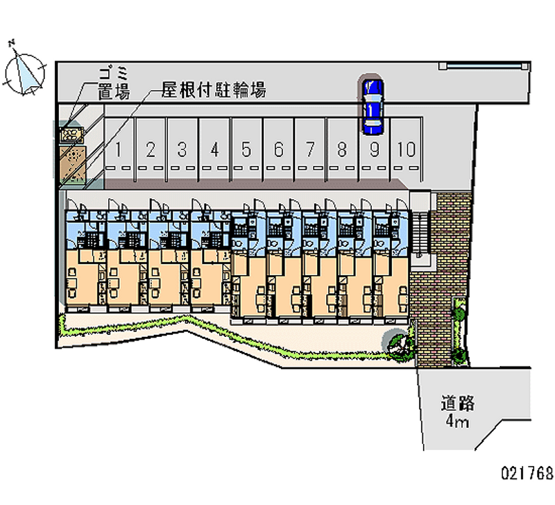 レオパレス北斗 月極駐車場