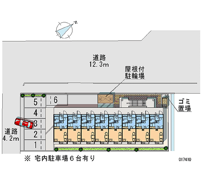 レオパレスカンフォタブル伊倉Ⅱ 月極駐車場