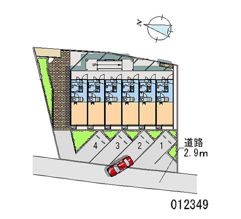 レオパレスイサヤマ 区画図