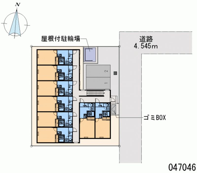 レオパレス藤 区画図