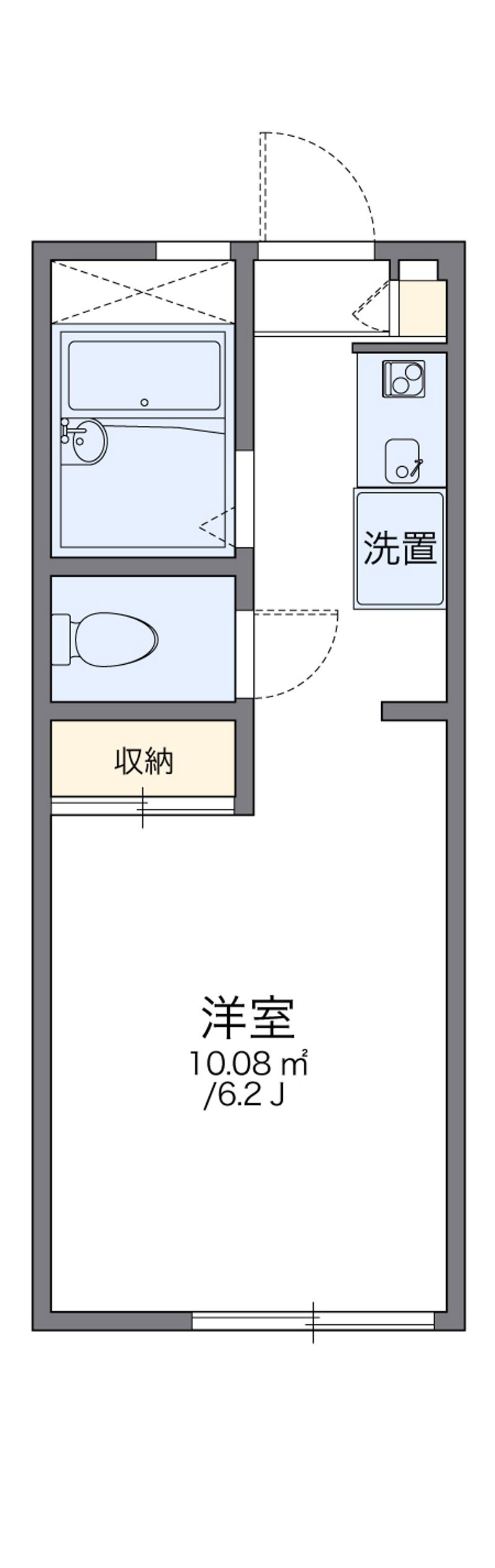 レオパレスエトワール田園調布 間取図