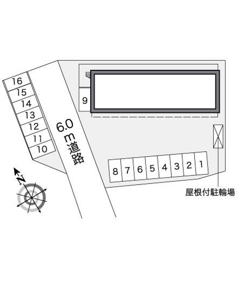 レオパレスＥＩＫＯ 配置図