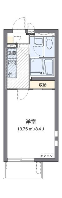 クレイノエスポワール 間取り図