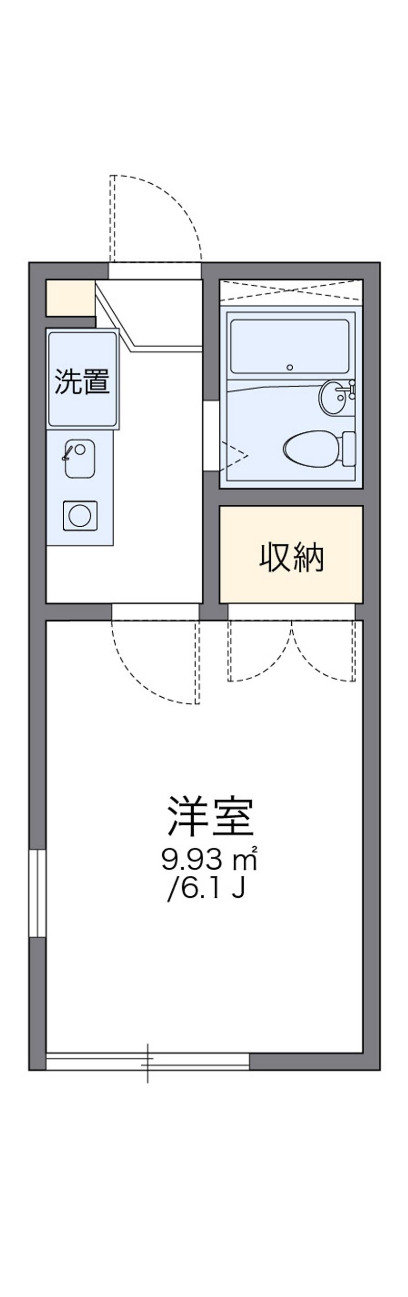 レオパレスイキ明大前 間取り