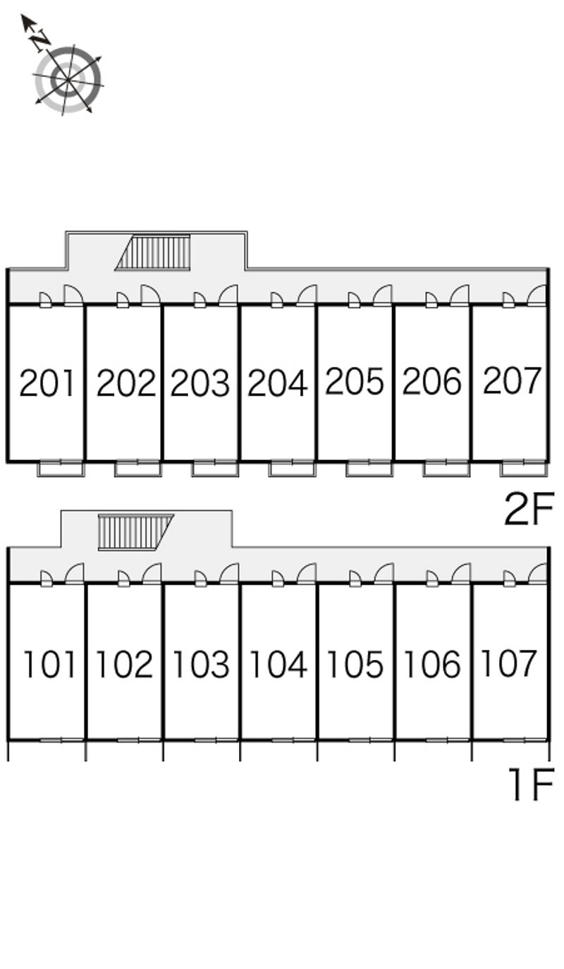 レオパレスフォーチュン 間取配置図