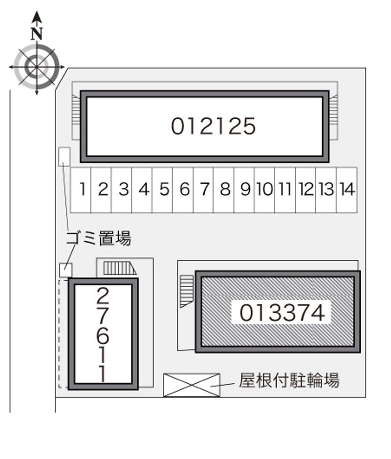 レオパレスウィン 配置図