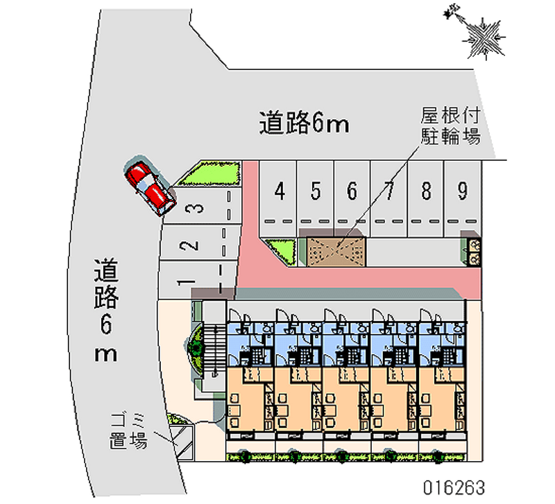 レオパレスメディオ 月極駐車場