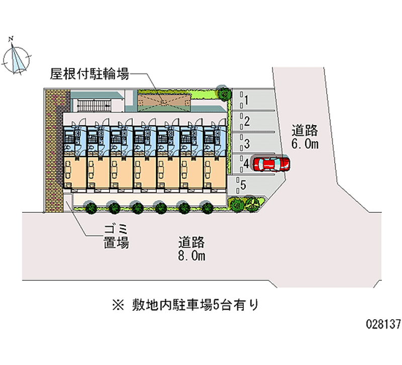 レオパレスＬｉｇｈｔ　Ｃｉｔｙ 月極駐車場