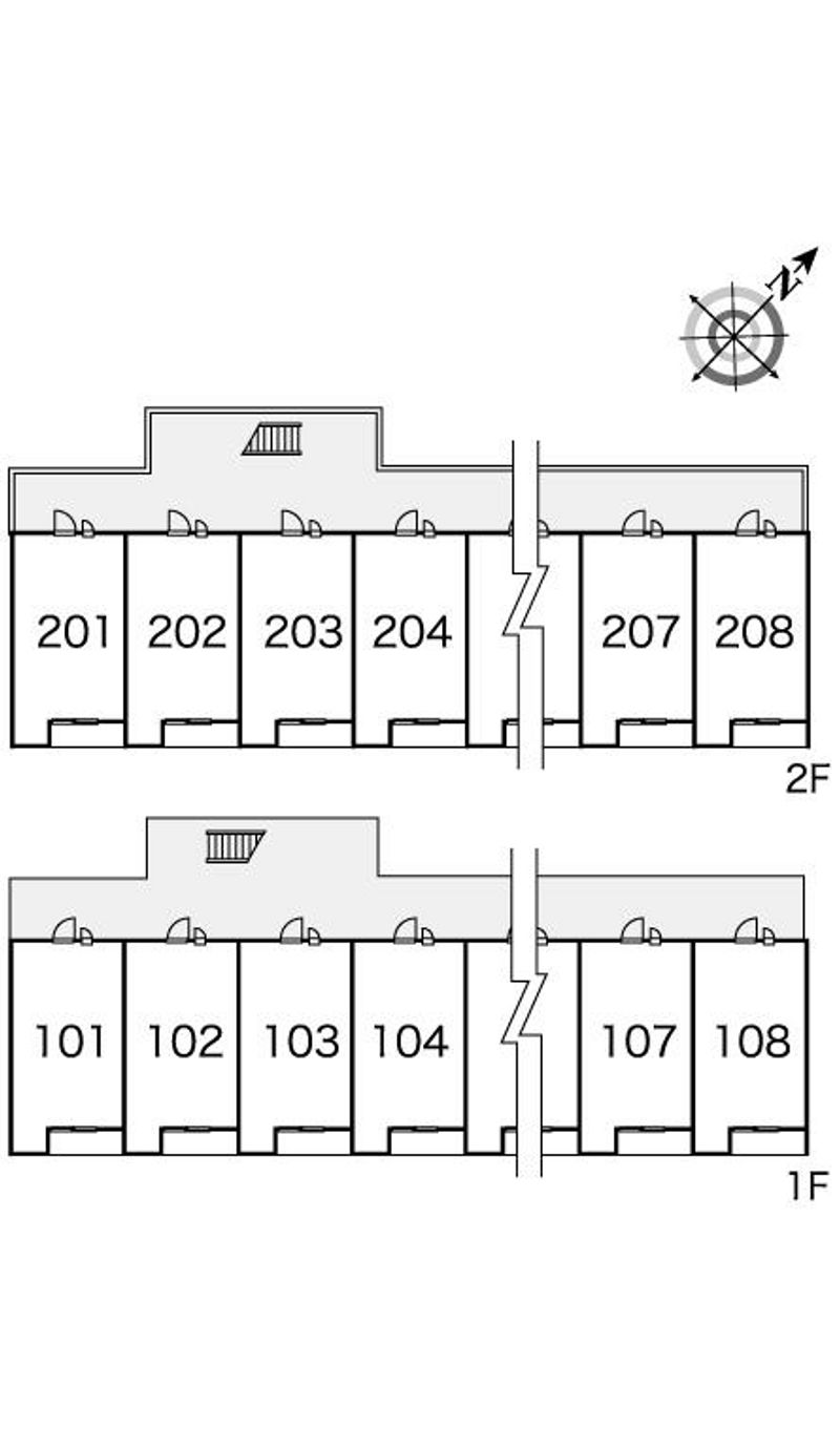 レオパレスせいらｃ 間取配置図