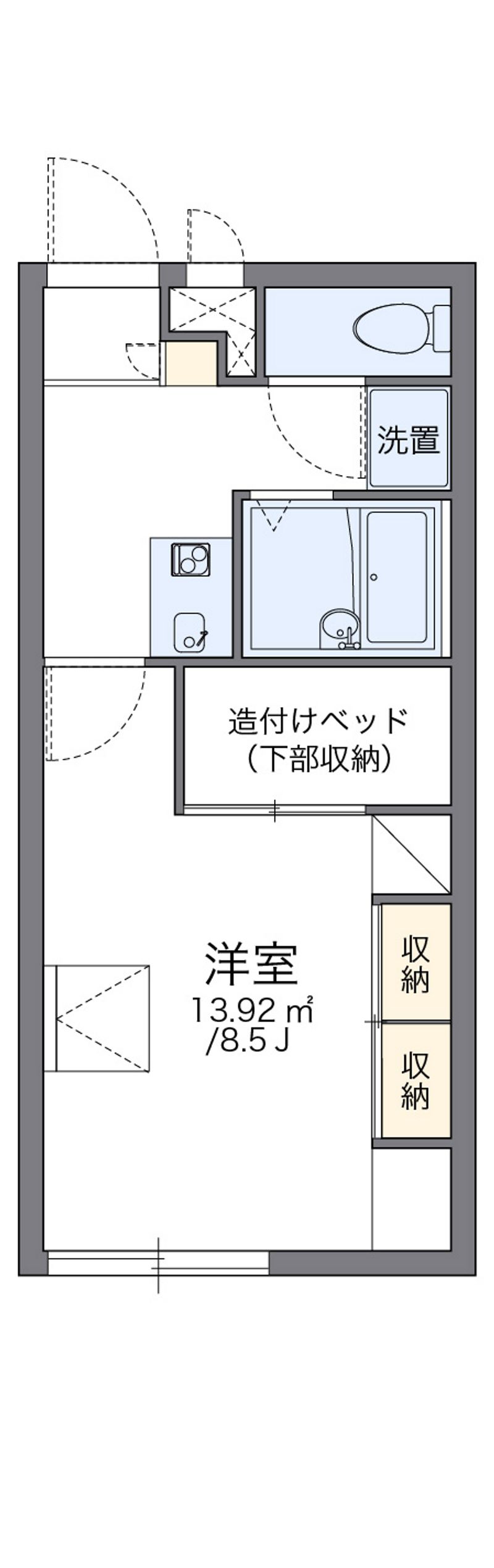 レオパレスＧｒｅｅｎＥａｒｔｈ 間取図