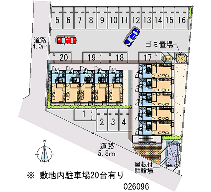 26096 Monthly parking lot