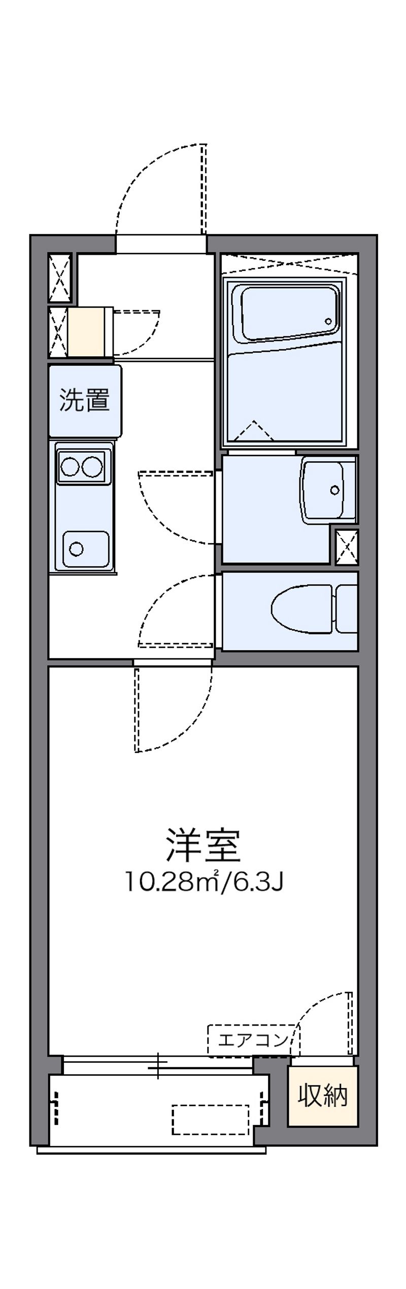 レオネクストＳ＆Ｋ 間取図