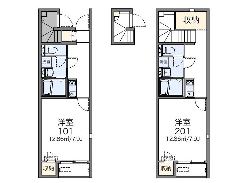 レオネクストＧＥＮＫＩＤＯ 間取図