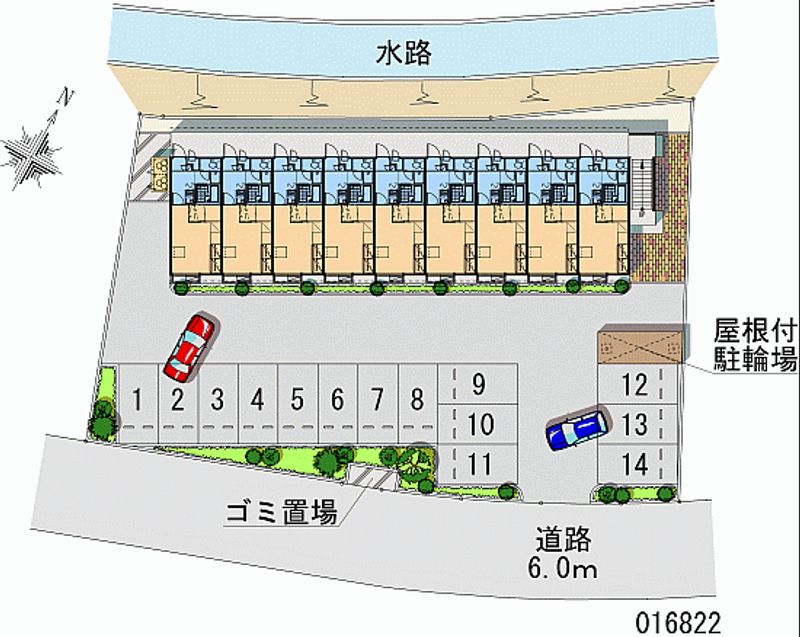 レオパレスアウル 月極駐車場