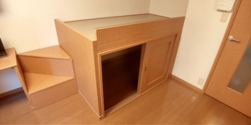 レオパレスサンシャインハイツ 収納