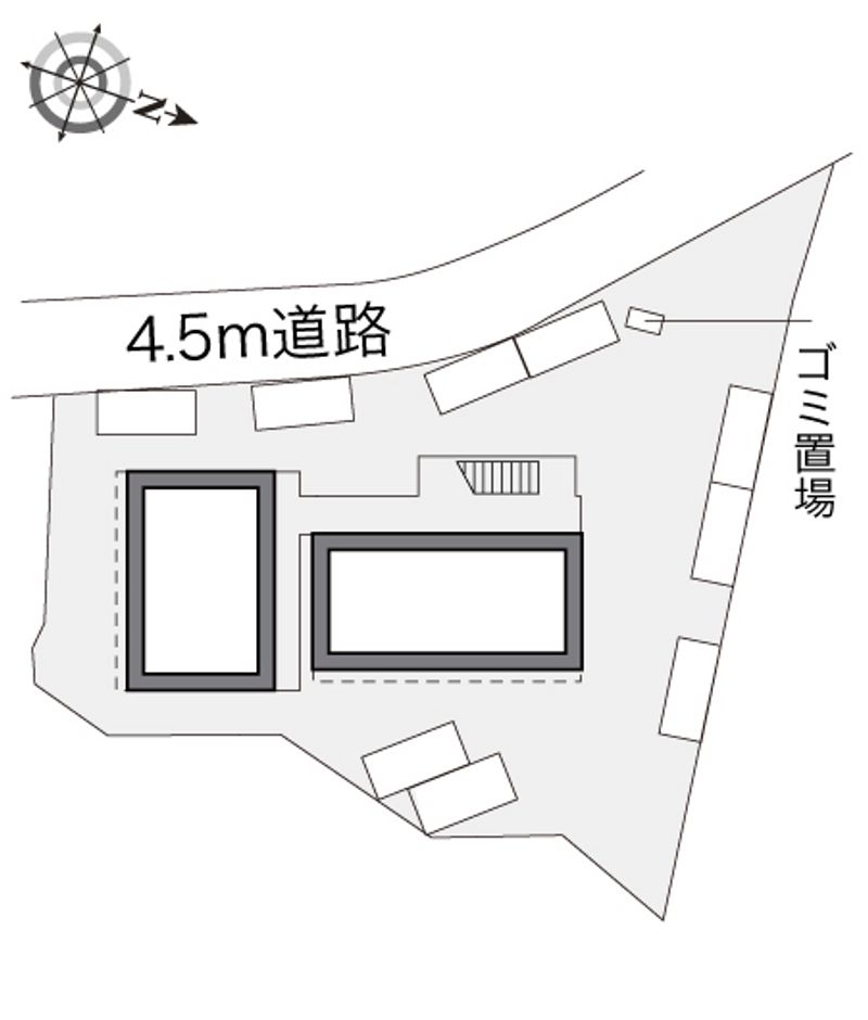 レオパレス日野ＯＧＭ 配置図